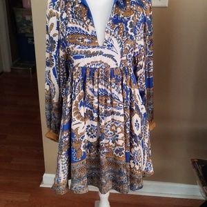 EUC Free People Empire Waist Dress, Small